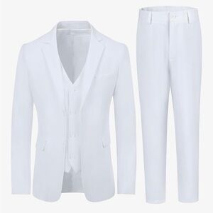 Boy’s White Suit Set